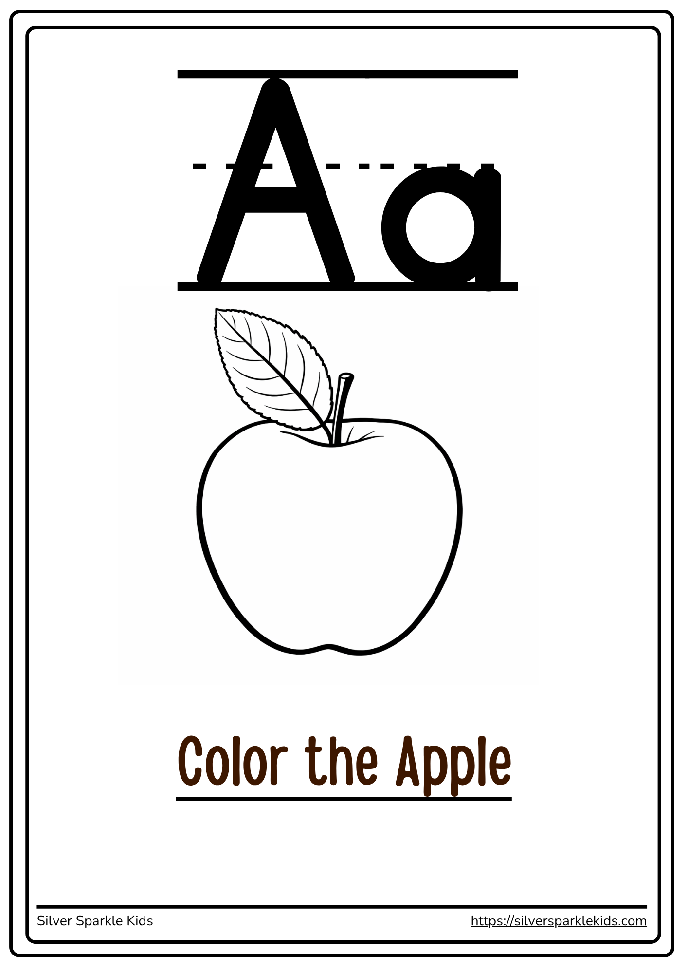 Alphabet Coloring Book for Toddlers (Ages 2–3)