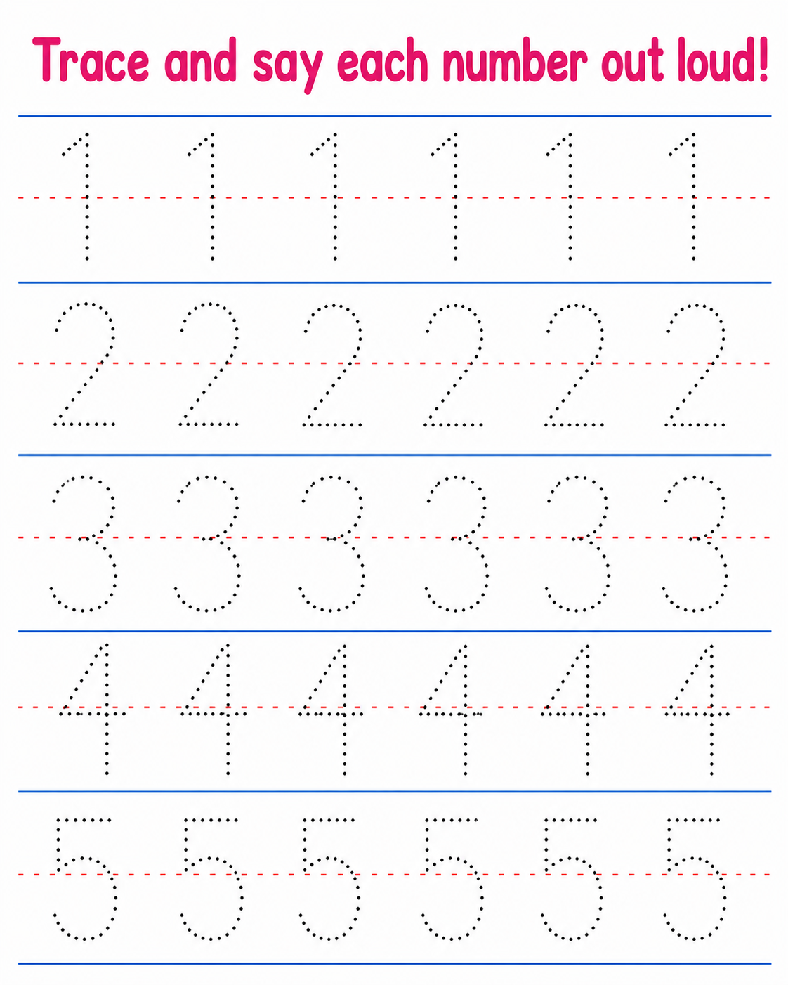 Count With Me 1 to 10 | Number Writing Practice PDF for Preschool & Kindergarten