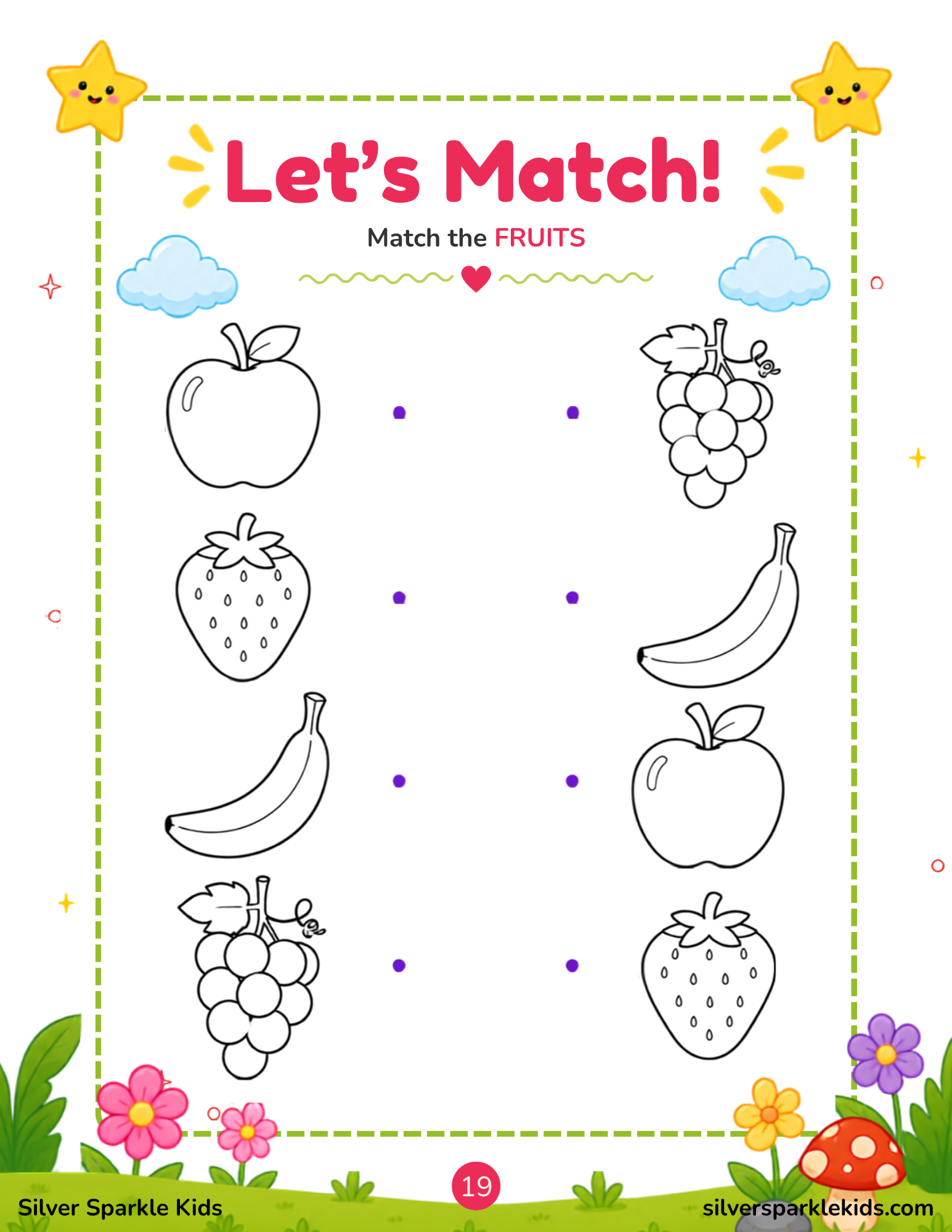 Toddler Activity Book Ages 2-3 | Printable PDF — Tracing, Coloring, Shapes & Matching | Fine Motor Skills Workbook