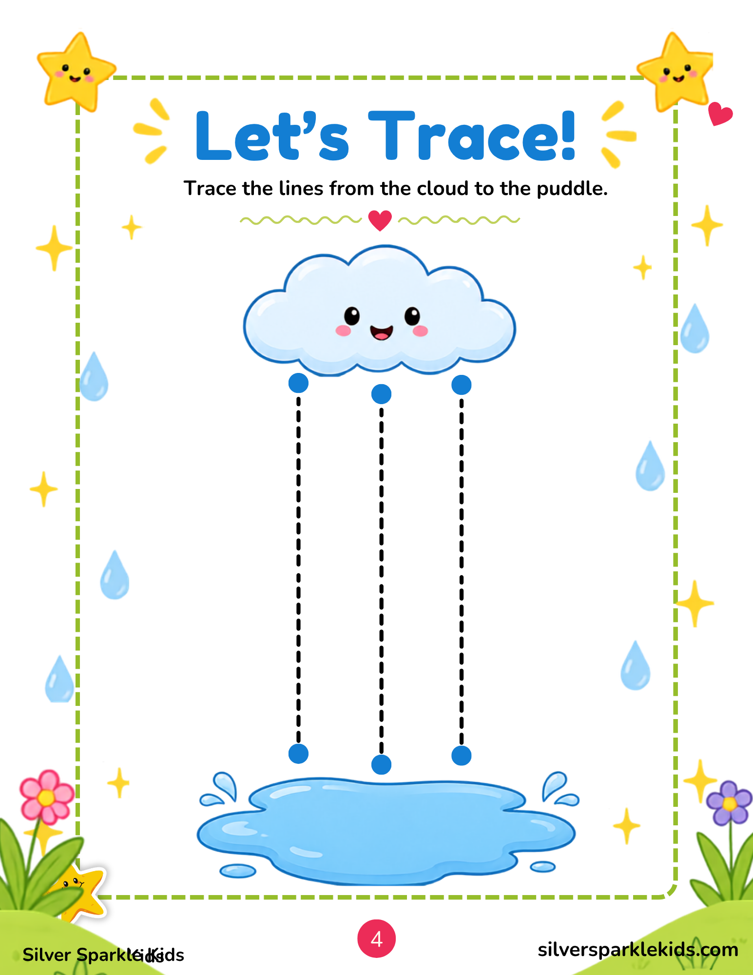 Toddler Activity Book Ages 2-3 | Printable PDF — Tracing, Coloring, Shapes & Matching | Fine Motor Skills Workbook