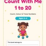 Count With Me 1–20 counting workbook for kids ages 3–4
